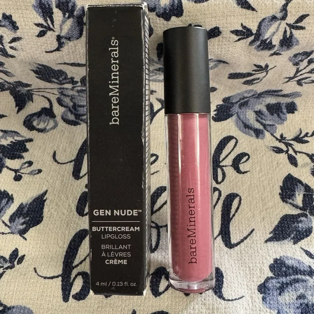 bareMinerals Gen Nude Buttercream Lipgloss - 8084 Heartbreaker - NIB